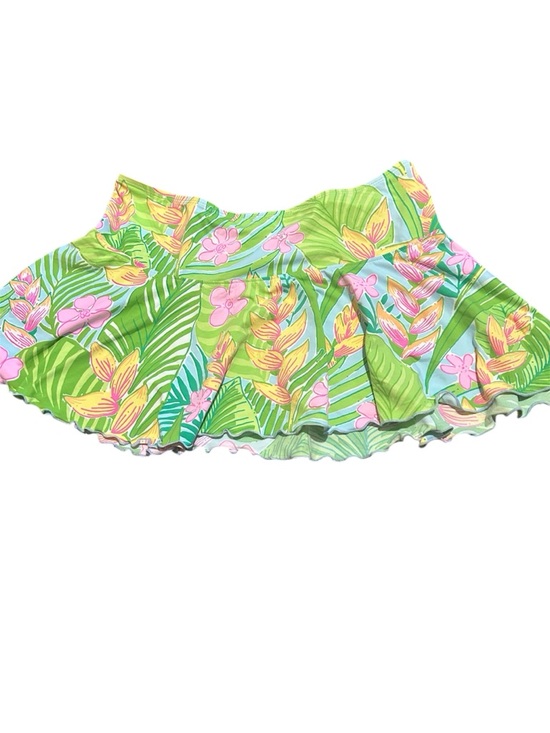 Lilly Pulitzer Dresses & Skirts - Lilly Pulitzer Green and Pink Tropical Flounce Skirt